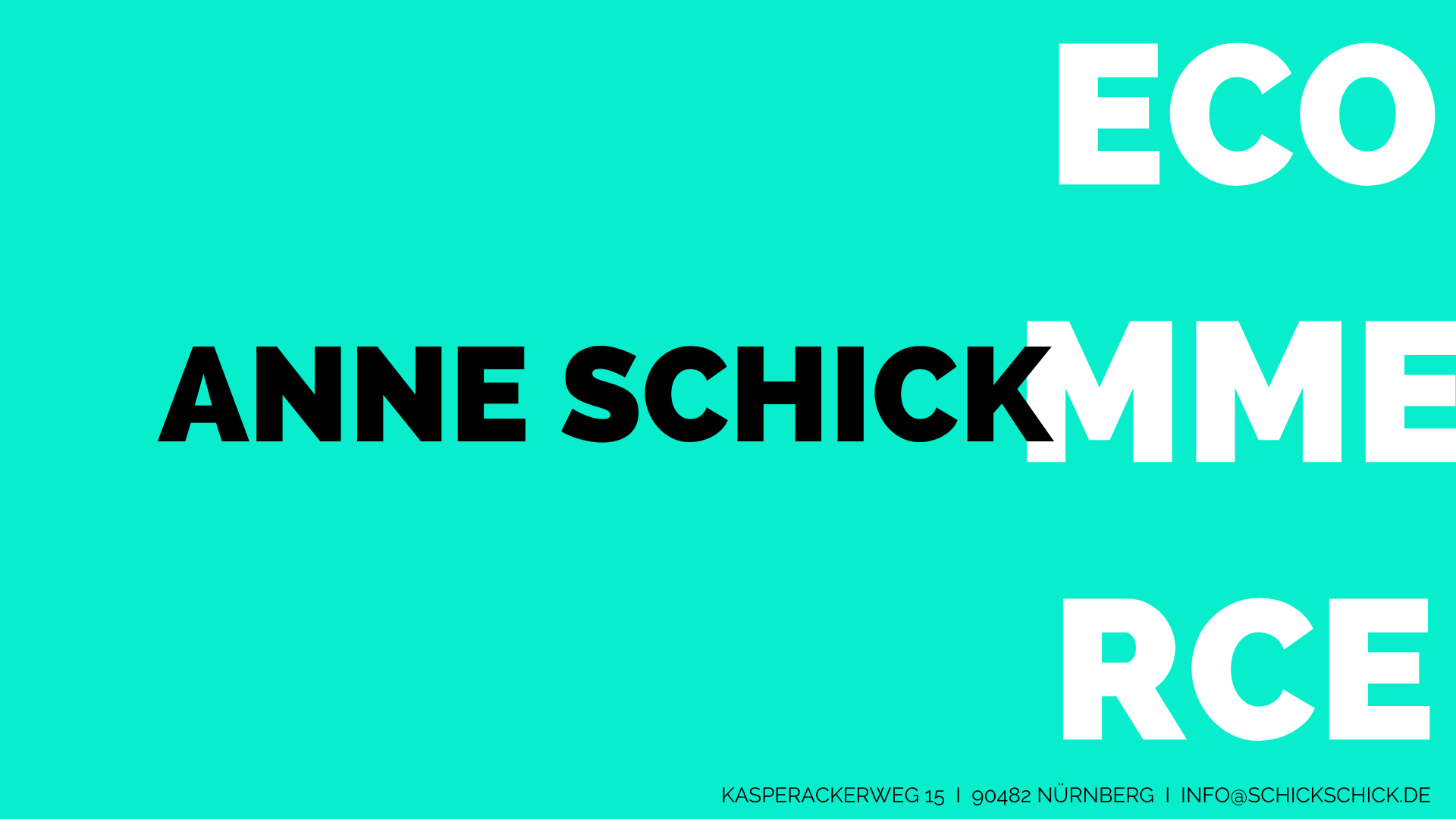 Visitenkarte Anne Schick